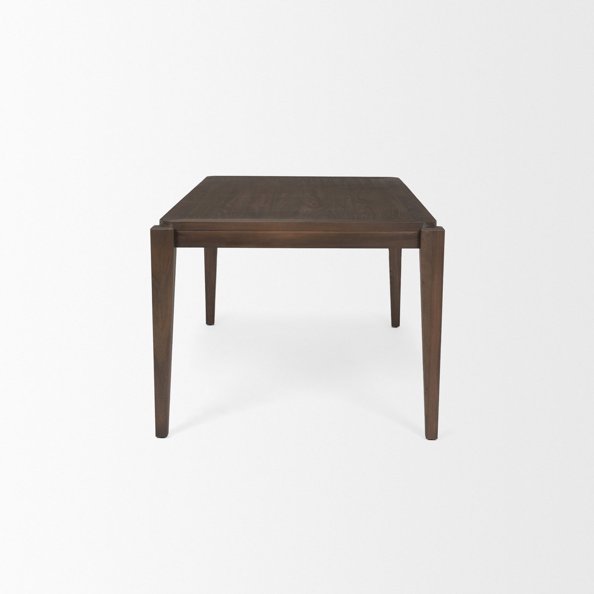 Teva 72'L x 39'W Rectangular Dining Table | Modern | Dark Brown Wood | Seats 6, by Mercana, 72" length x 39" width x 30" height View 5