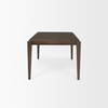 Teva 72'L x 39'W Rectangular Dining Table | Modern | Dark Brown Wood | Seats 6, by Mercana, 72" length x 39" width x 30" height thumbnail 5