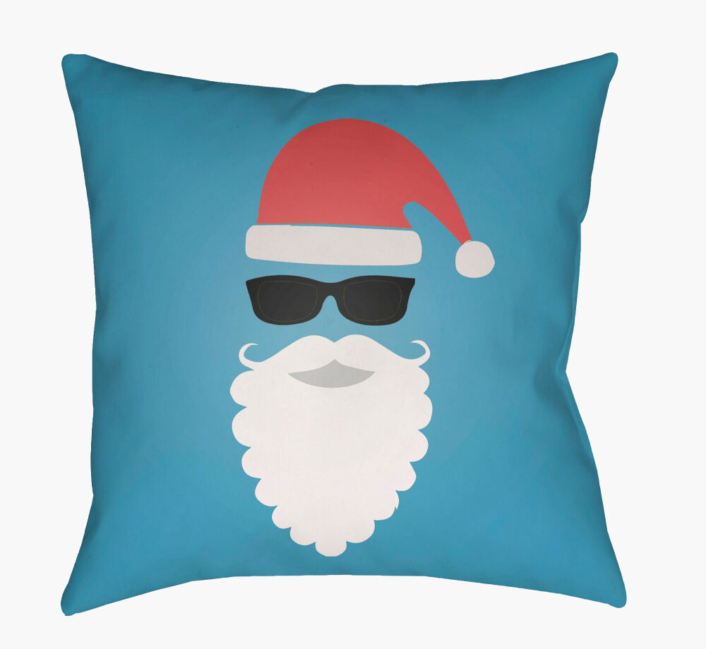 Santa Accent Pillow, Decorative Pillow by Surya, 20" length x 20" width