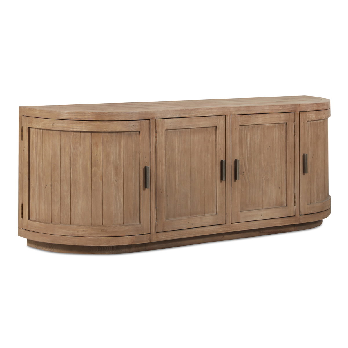Nicola Media Cabinet Natural, Media Console by Moe's Home, 70.9" width x 26" height x 17.7" depth View 2