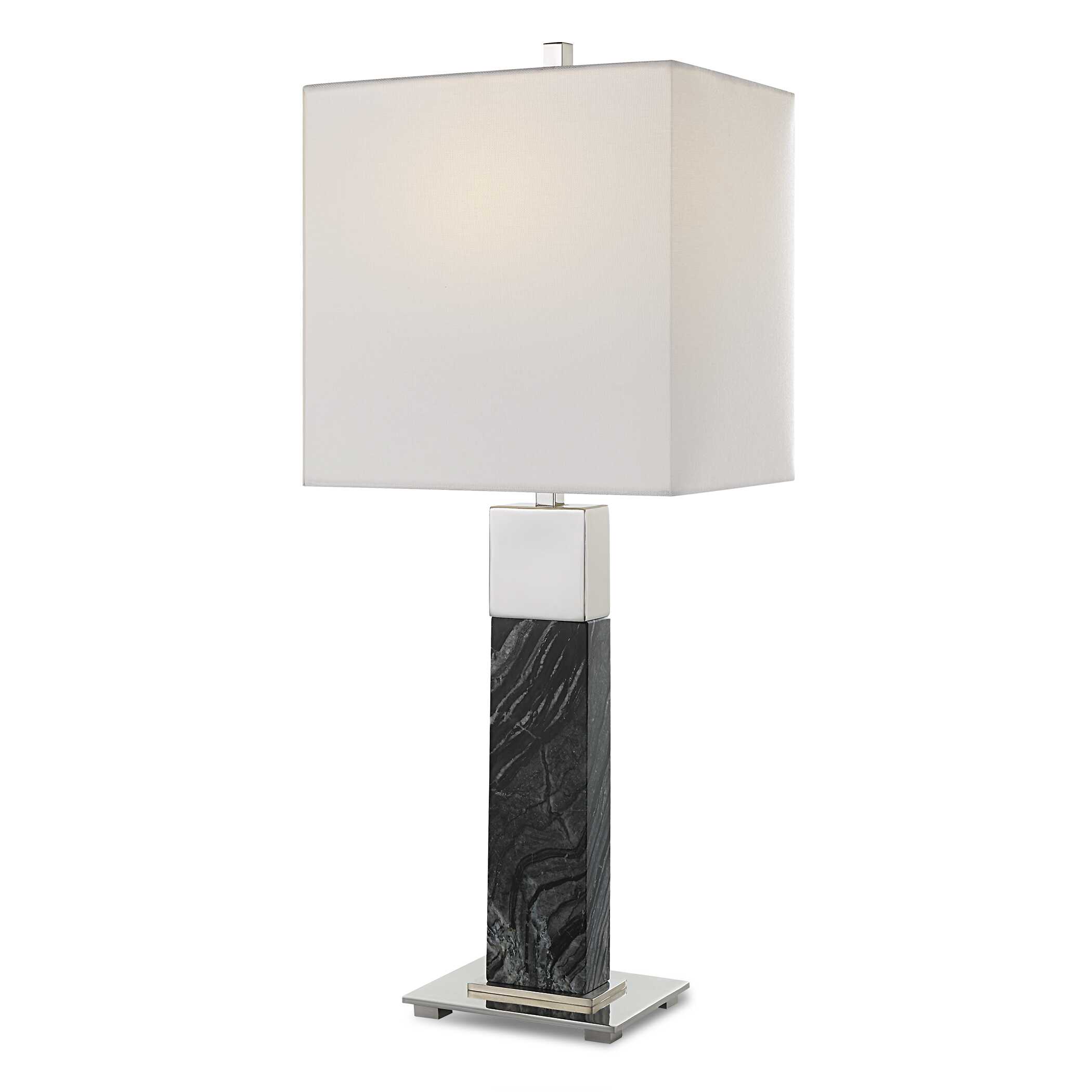 Pilaster Black Marble Table Lamp Pilaster Black Marble Table Lamp large image