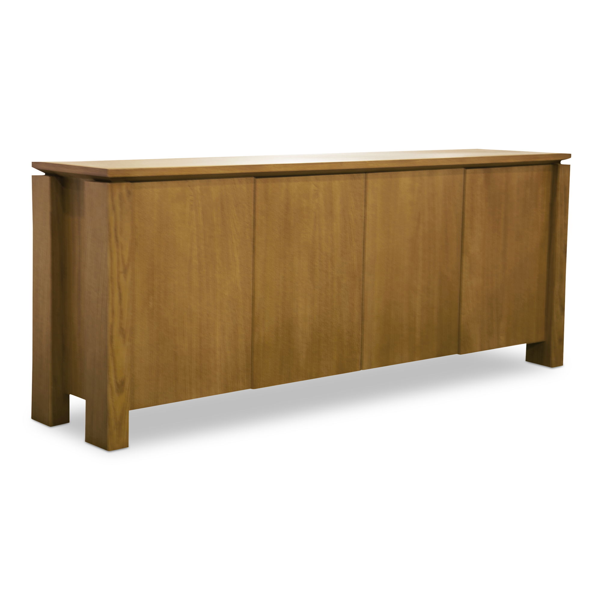 Brook Sideboard Country Oak, Cabinets & Sideboard by Moe's Home, 80" width x 32" height x 18" depth View 2
