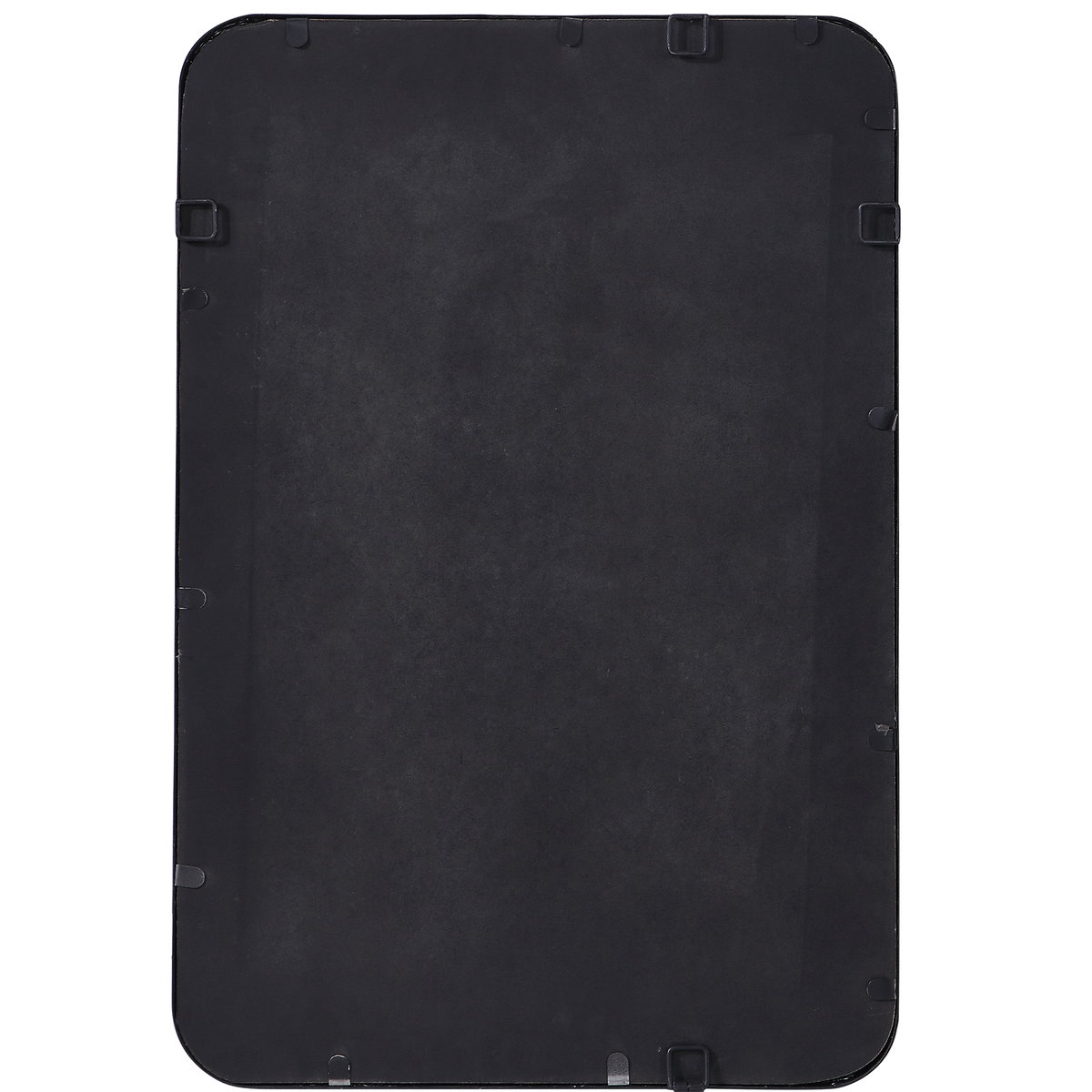 Croften Black Vanity Mirror, by Uttermost, 1'8.25" width x 2'6.25" height x 2.25" depth View 10
