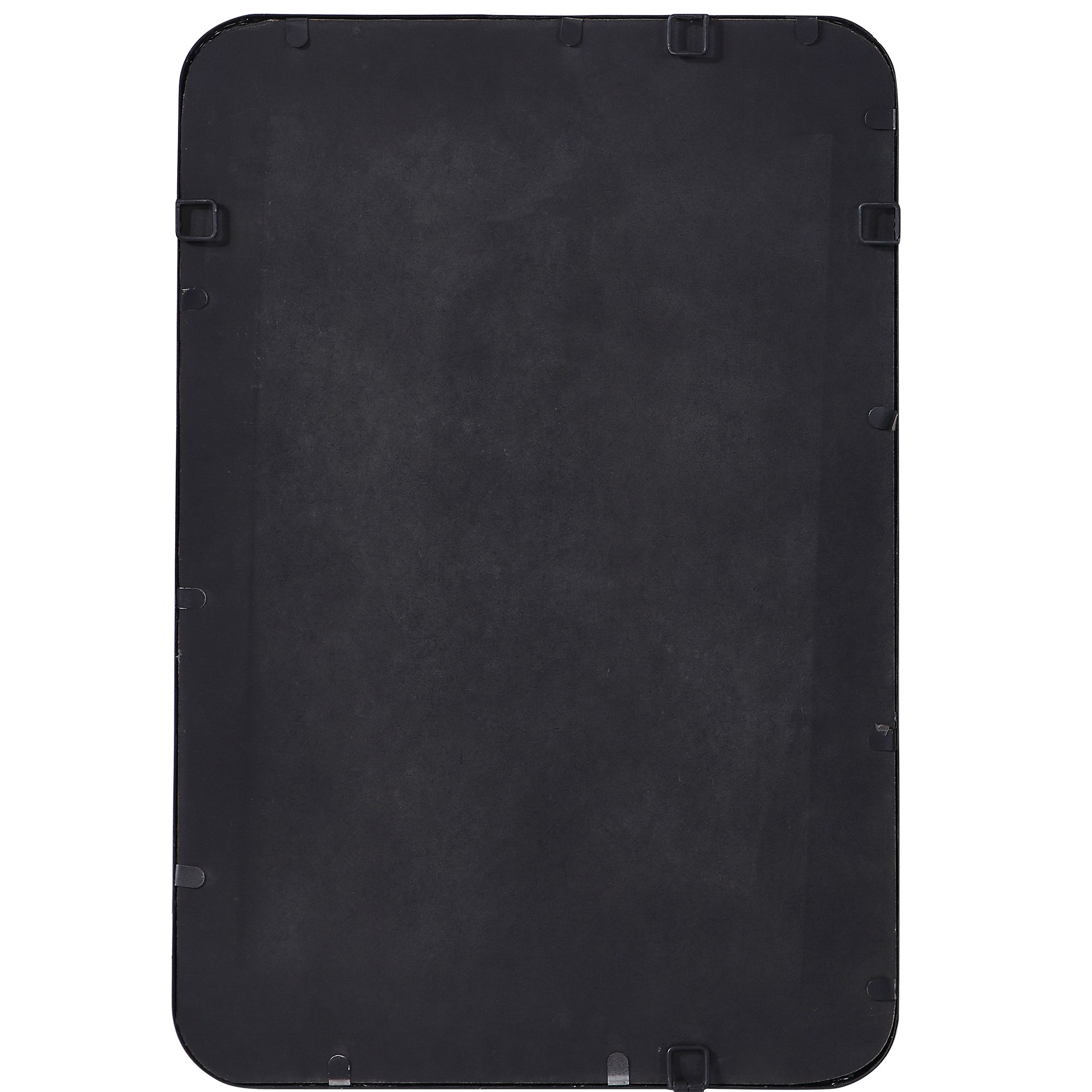 Croften Black Vanity Mirror, by Uttermost, 20.25" width x 30.25" height x 2.25" depth View 10