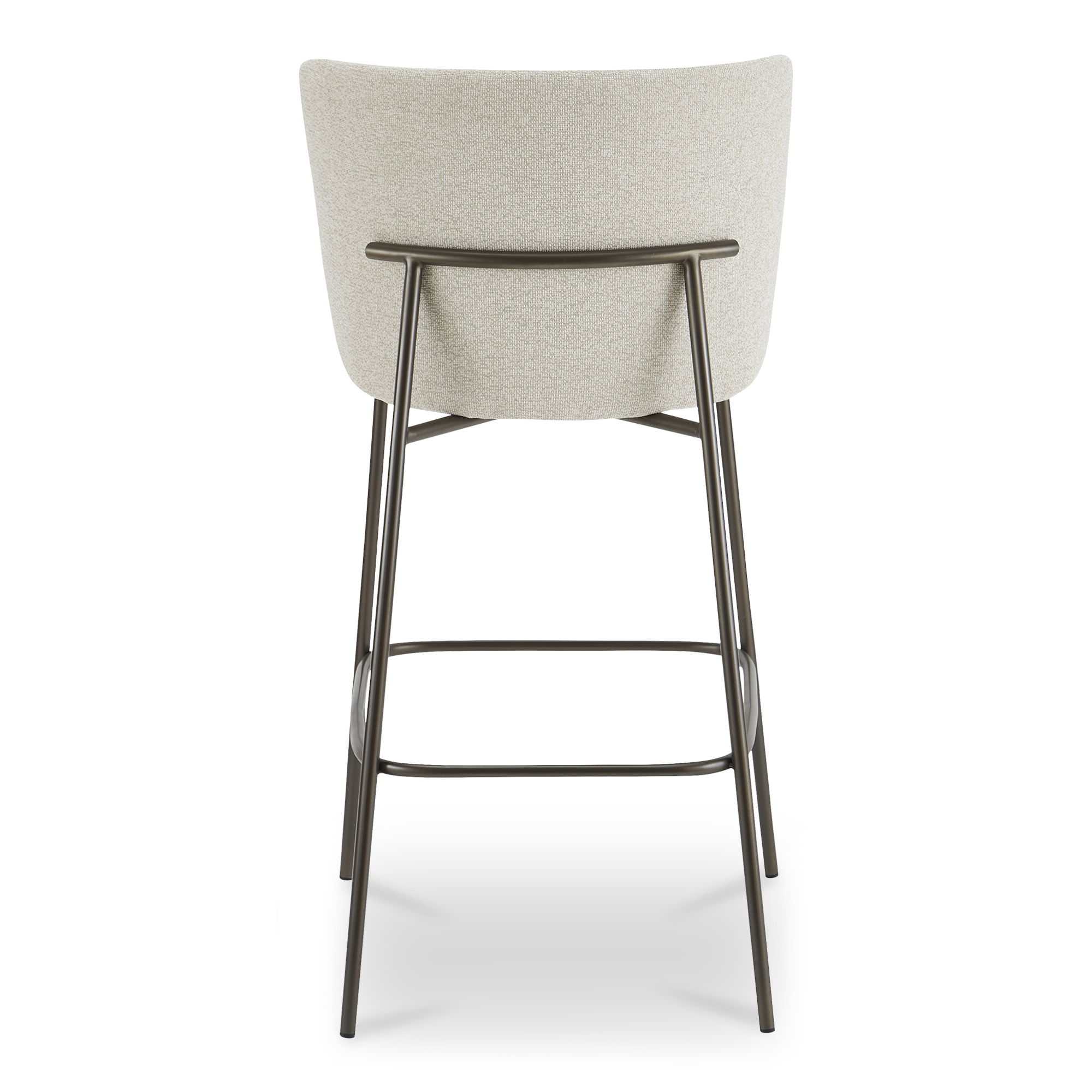 Early Bar Stool Beige, Counter & Bar Stool by Moe's Home, 21.7" width x 41" height x 23.4" depth View 4