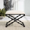 Iron Drops Small Bench, Furniture by Uttermost, 24" width x 19.5" height x 16" depth thumbnail 4