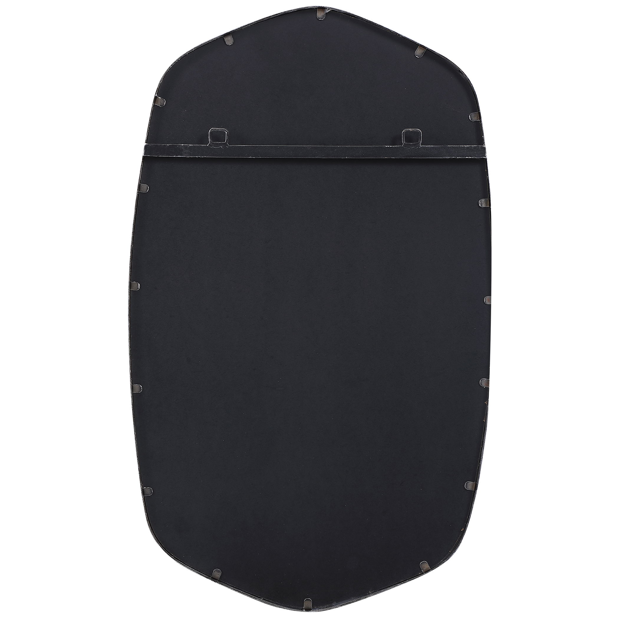 Duronia Brushed Silver Mirror, by Uttermost, 22.25" width x 36.25" height x 1.75" depth View 9