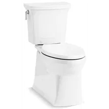 Online Designer Bathroom Kohler Corbelle 1.28 GPF Comfort Height Two-Piece Elongated Toilet