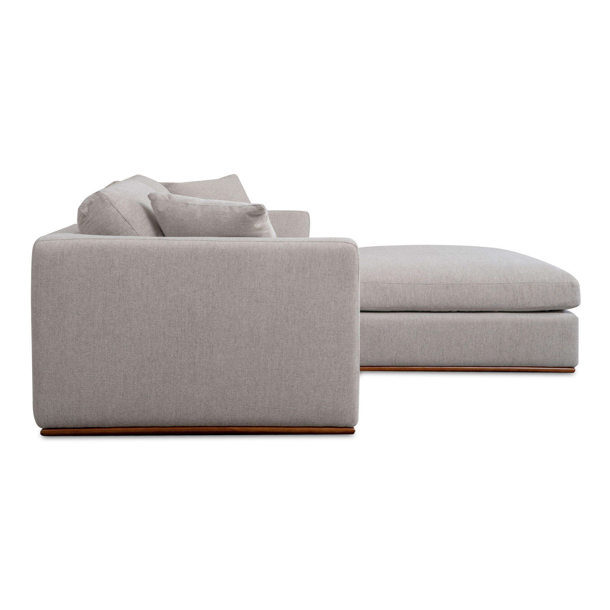 Rue Nook Modular Sectional Flecked Grey large image 