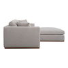 Rue Nook Modular Sectional Flecked Grey thumbnail 3