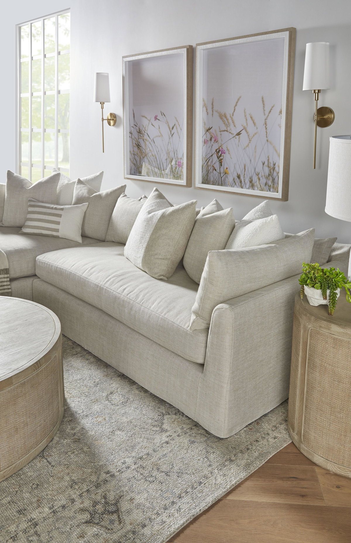 Haven 110' Lounge Slipcover LF Sectional, Seating by Essentials for Living, 110" width x 31" height x 75.5" depth View 6