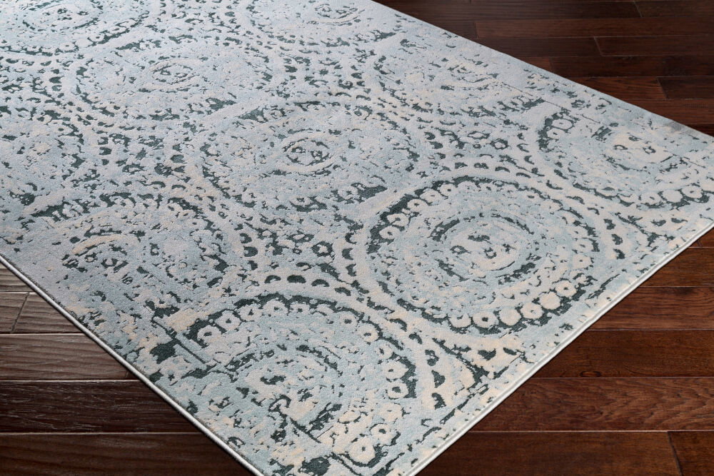 Asia Minor Machine Woven Rug, by Surya, 1'3.75" length x 1'3.75" width