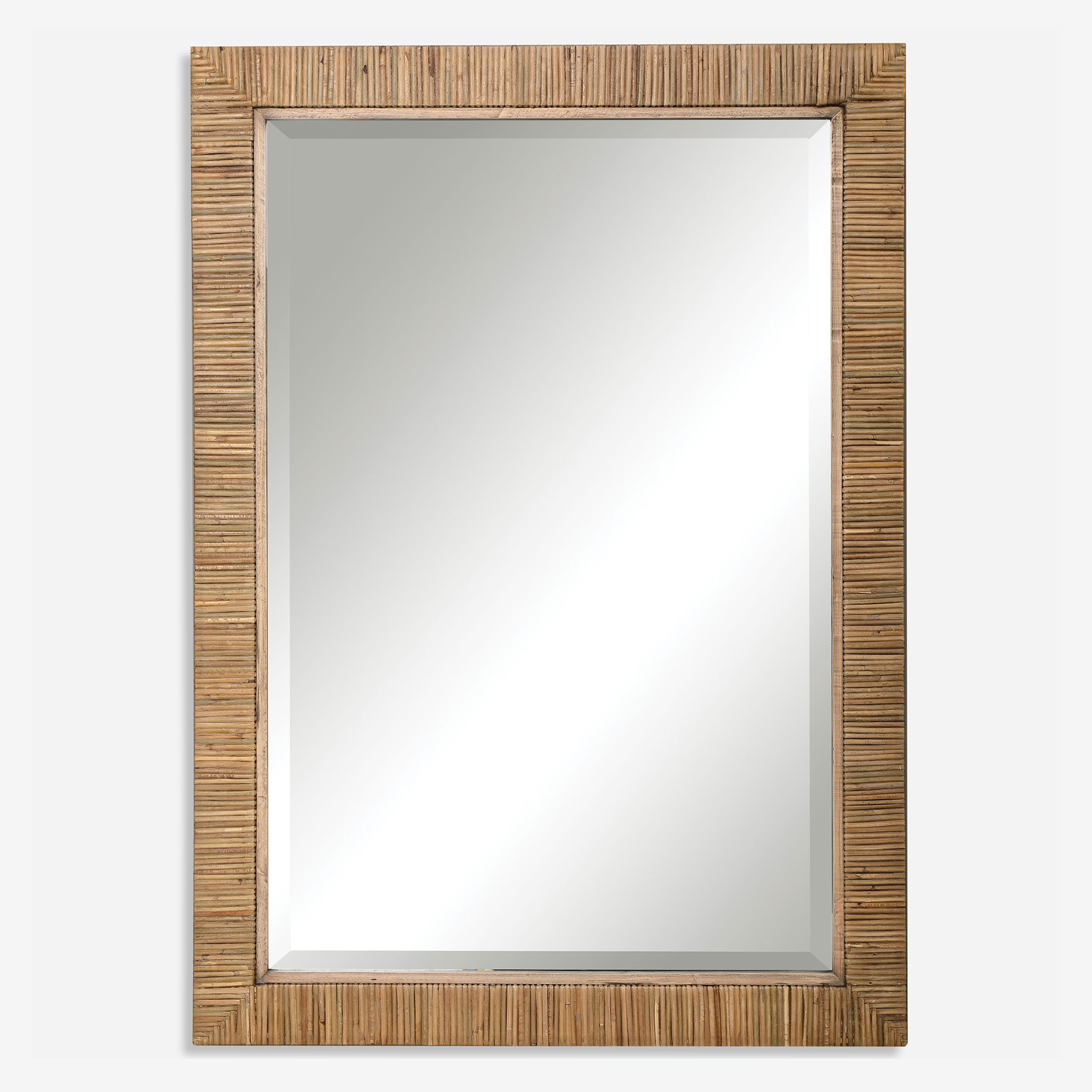 Cape Natural Rattan Mirror large image 