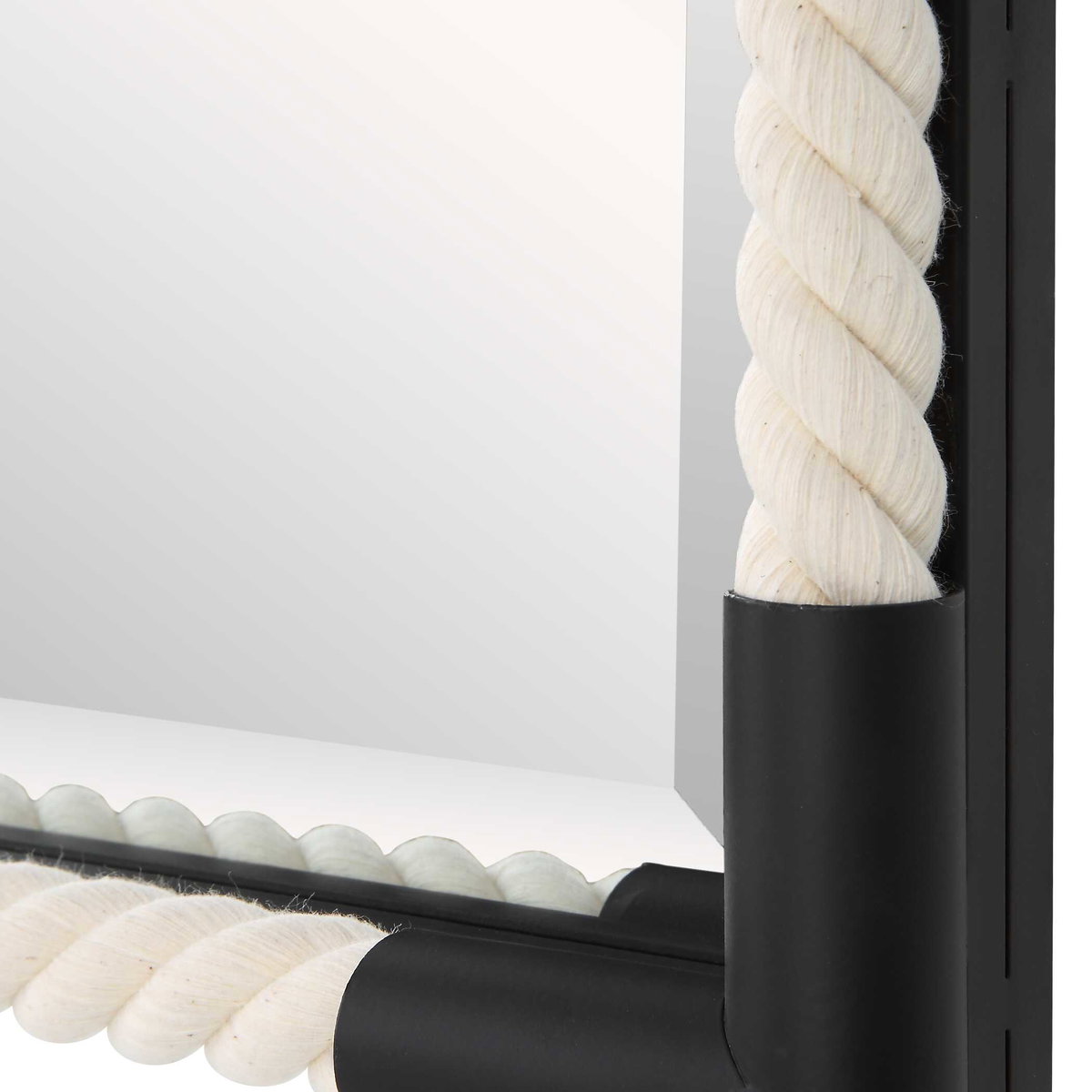 Marina Rope Mirror, by Uttermost, 2'0.12" width x 3' height x 1.75" depth View 6