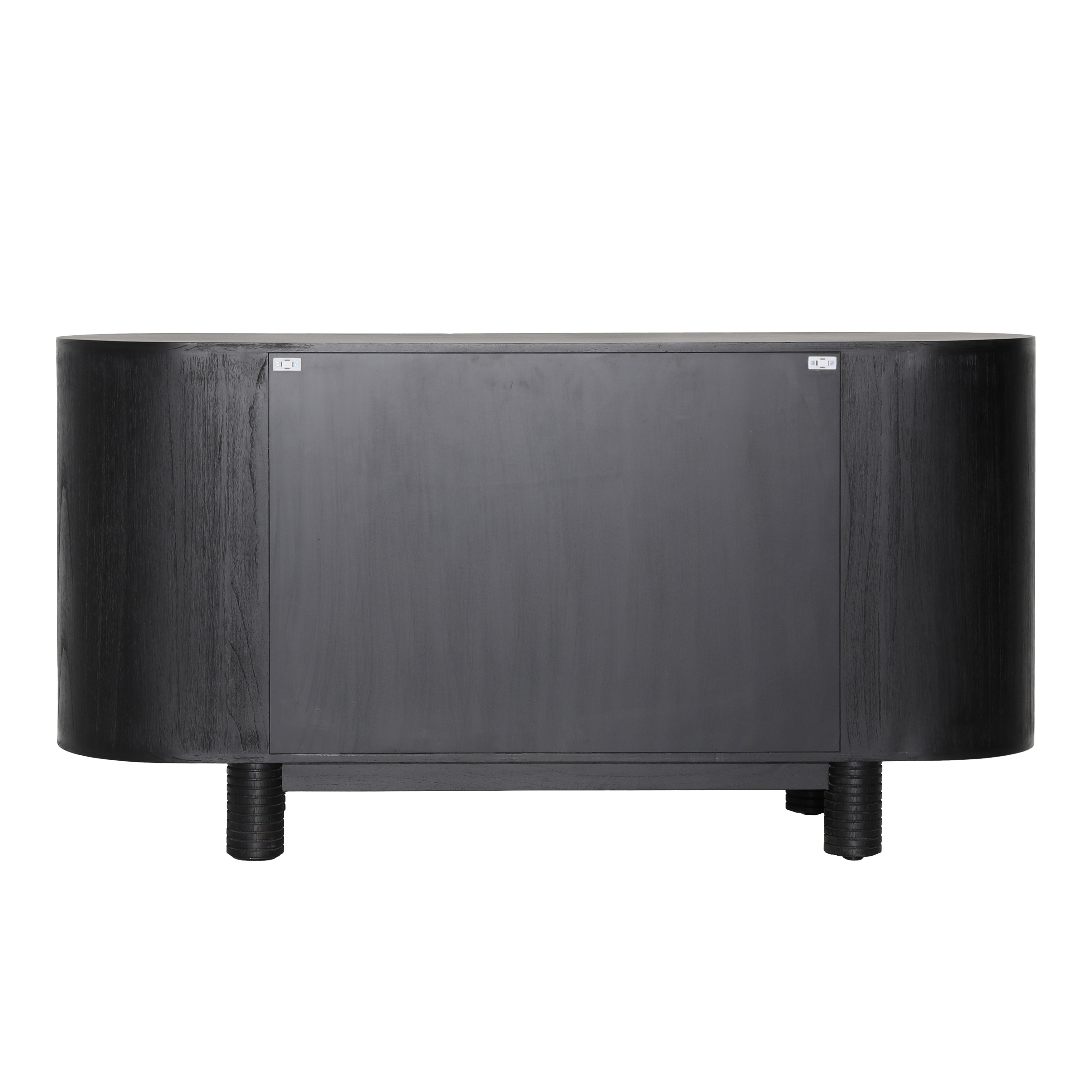 Stefan Sideboard Black, Sideboards & Buffet by Dovetail, 62.99" width x 32.5" height x 19.5" depth View 4