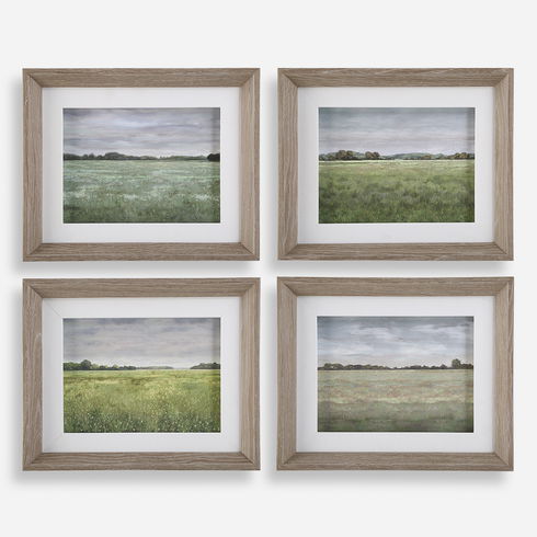 Quiet Meadows Framed Prints Set/4