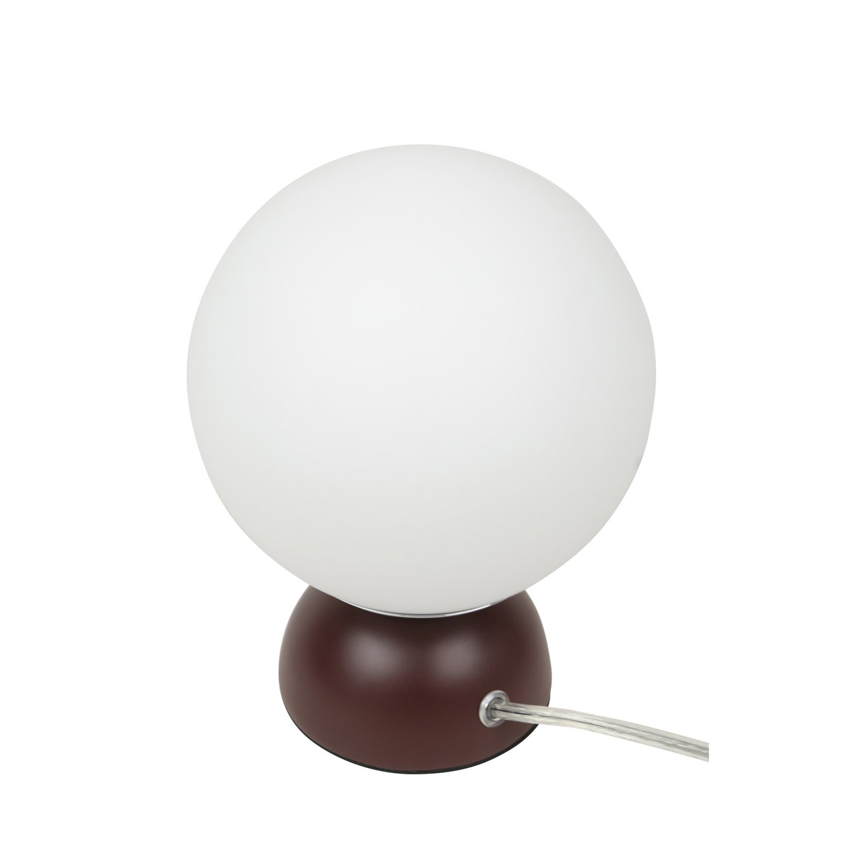 Ovi Table Lamp Deep Red, by Moe's Home, 5.9" width x 7.9" height x 5.9" depth View 3