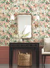 Garden Party Burgundy Peel & Stick Wallpaper thumbnail 1