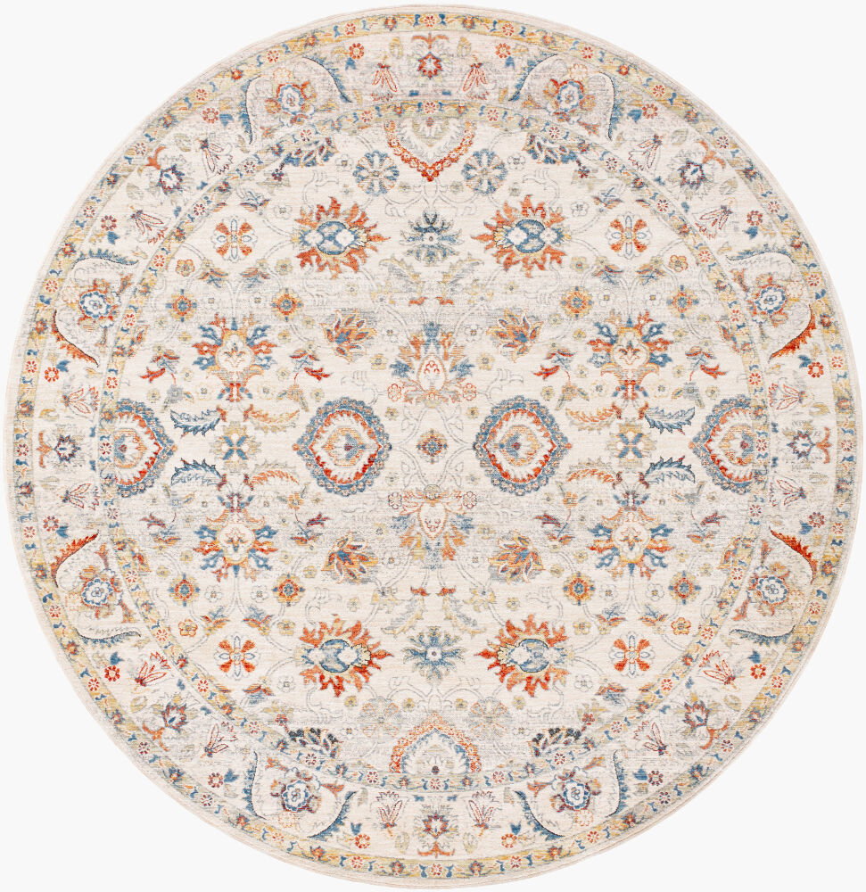 Chicago Machine Woven Rug, by Surya, 6'6.74" length x 6'6.74" width