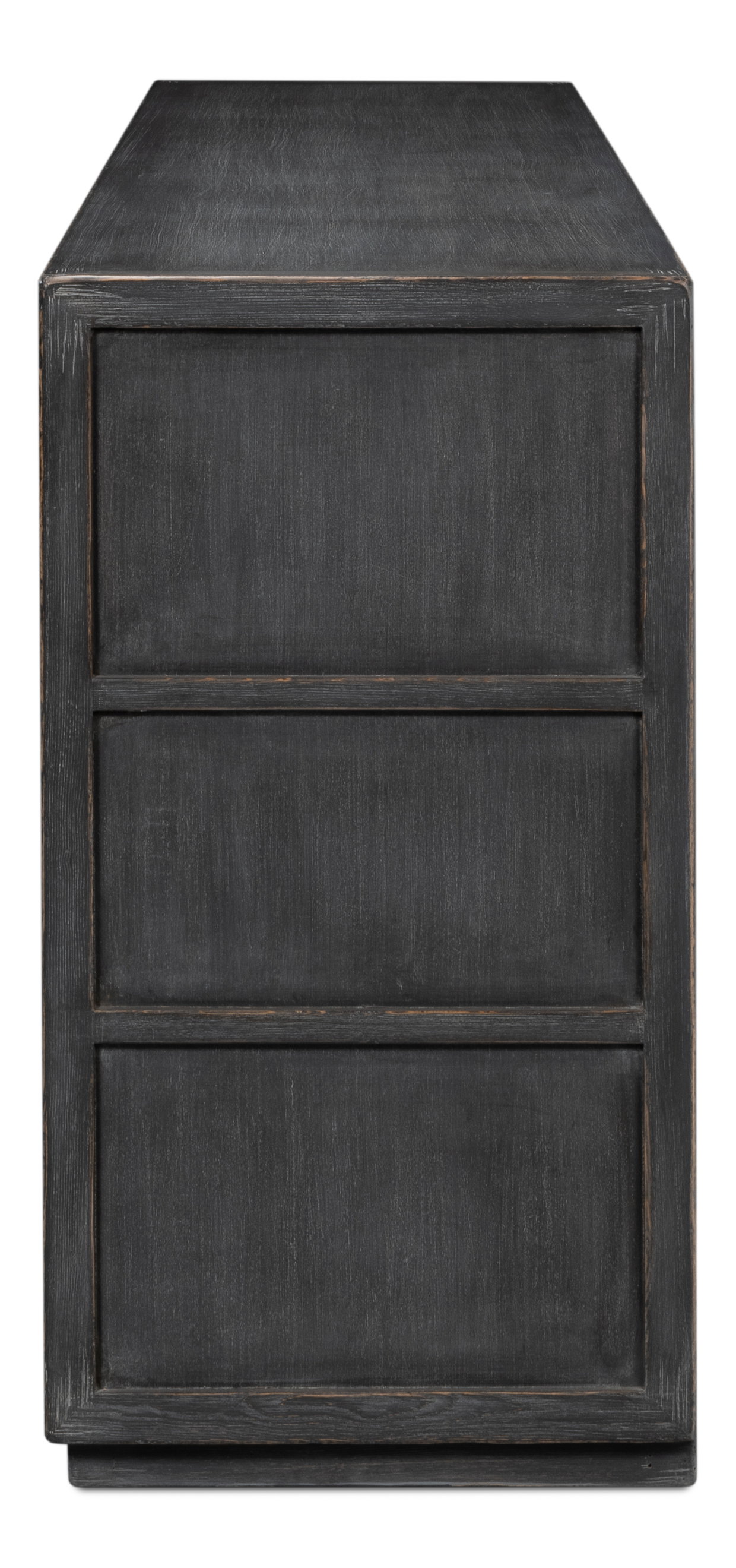 St Lucia Sideboard W/Solid Sides, Cabinets & Sideboard by Sarreid, 92" length x 20" width x 37" height View 4
