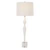 Helena Slender White Table Lamp, by Uttermost, 14" width x 36" height x 14" depth thumbnail 1