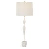 Helena Slender White Table Lamp, by Uttermost, 14" width x 36" height x 14" depth thumbnail 1