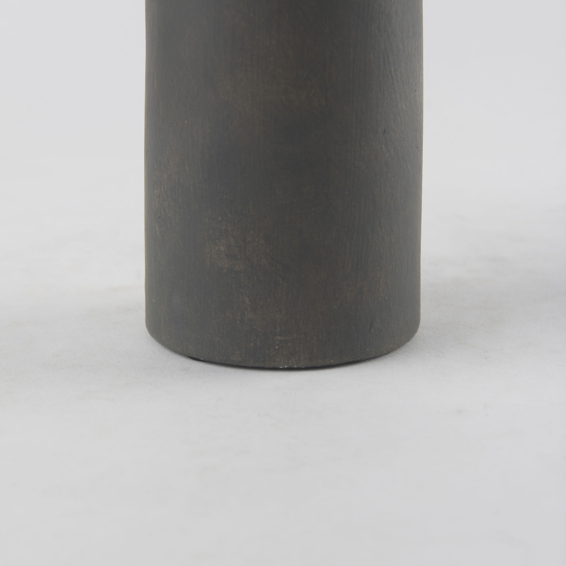 Rylee 13.0H Dark Brown Ceramic Vase large image 