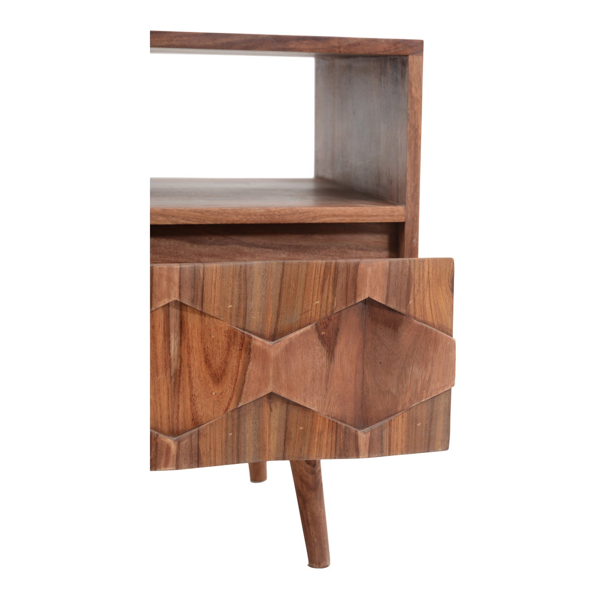 O2 Nightstand Natural, by Moe's Home, 22" width x 22" height x 16" depth View 7