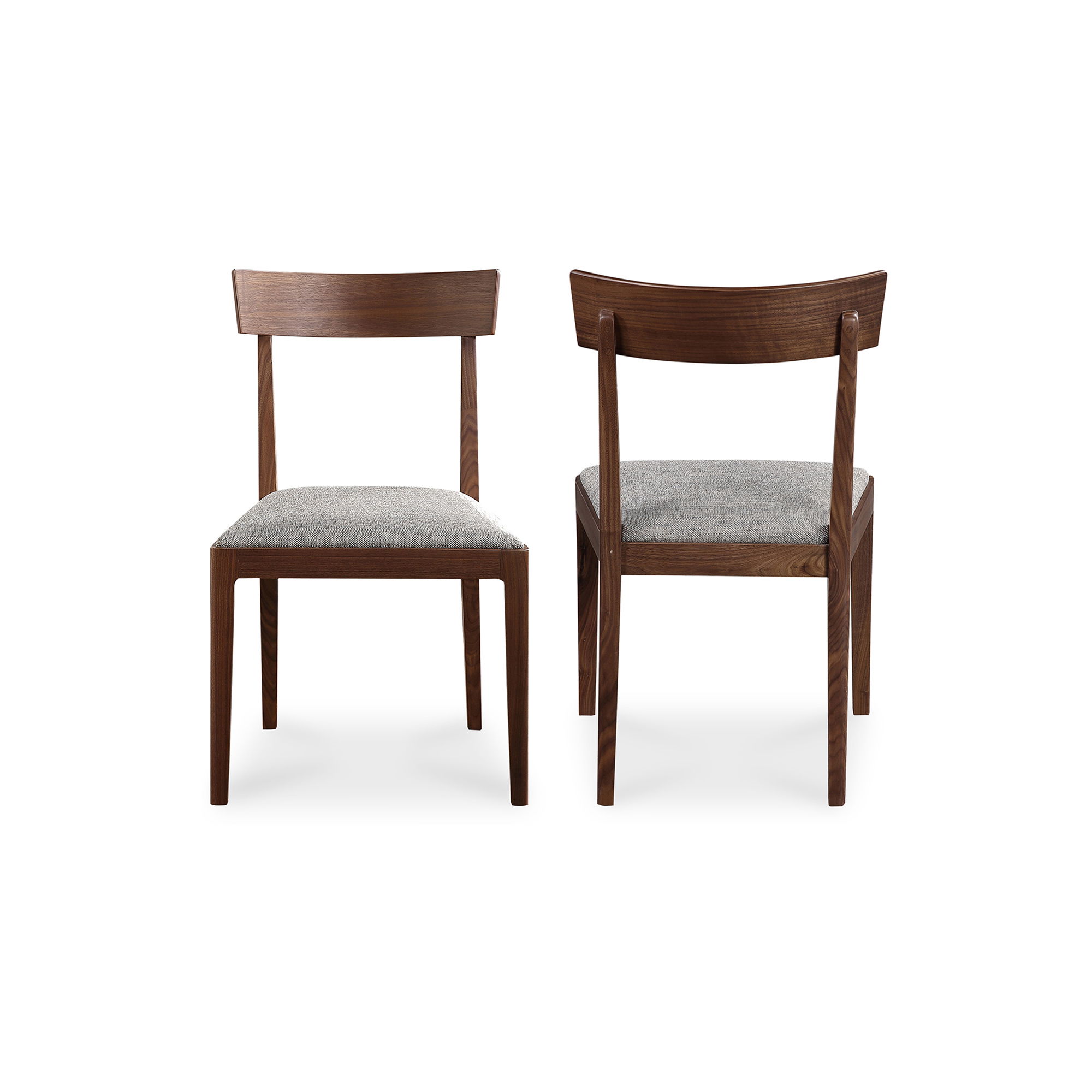 Leone Dining Chair Walnut Brown - Set Of Two large image 