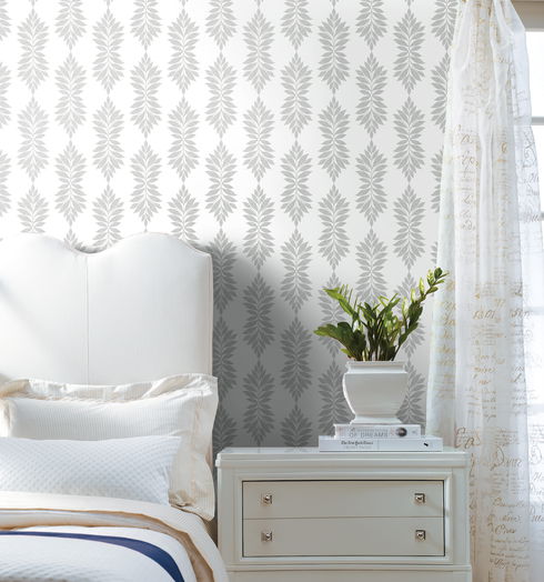 Broadsands Botanica Light Grey Wallpaper