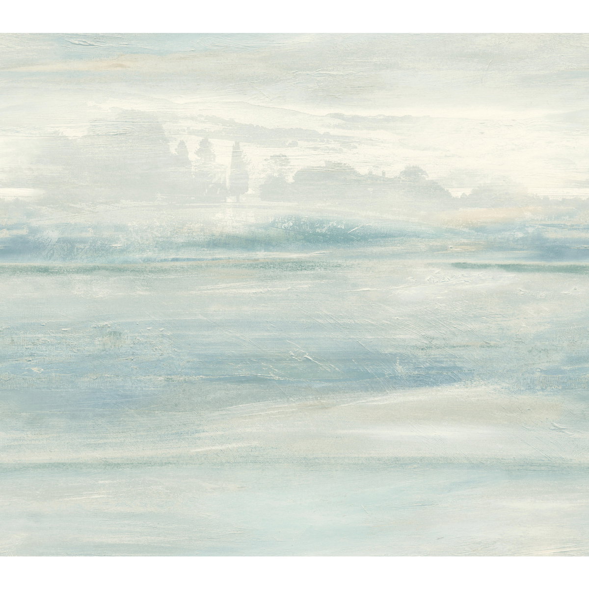 Soothing Mists Scenic Blue Wallpaper, by York Wall, 27' length x 2'3" width x 0.02" depth