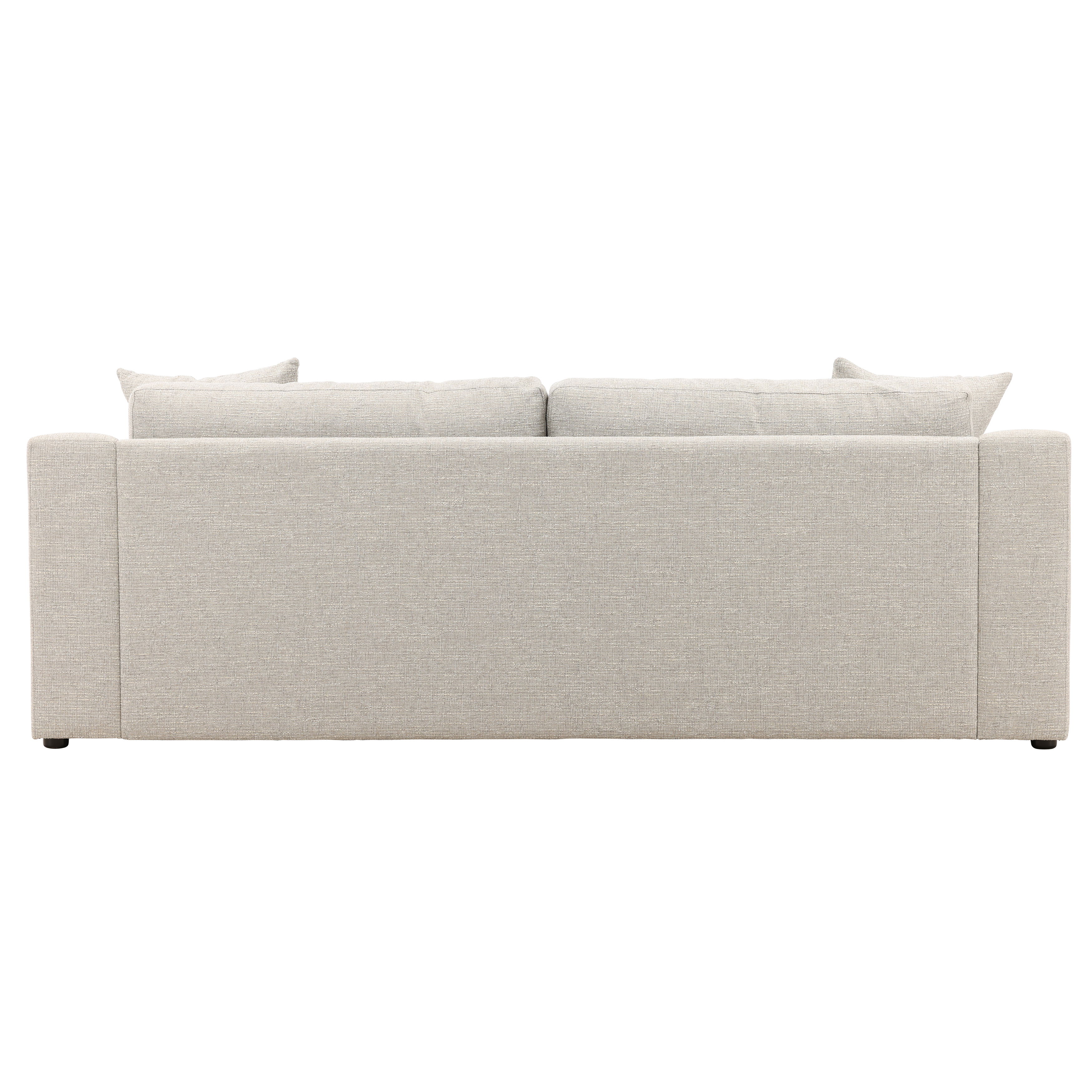 Emma Sofa Grey, Sofas & Sectional by Dovetail, 94.75" width x 33.37" height x 40" depth View 4