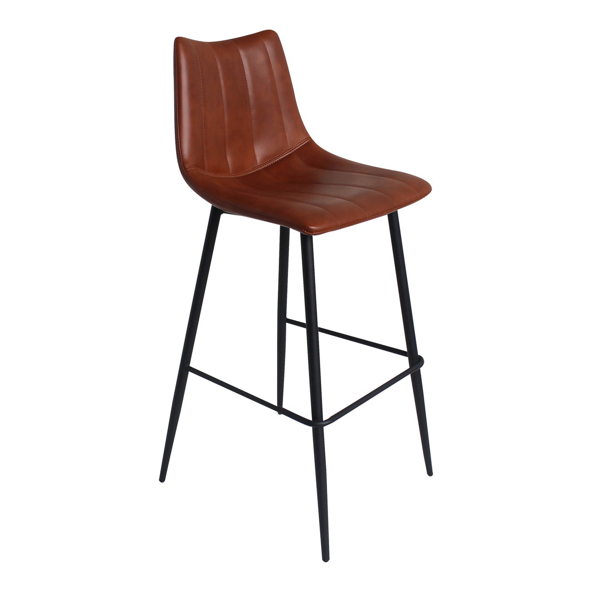 Alibi Barstool Brown - Set Of Two, Counter & Bar Stool by Moe's Home, 17.7" width x 41.5" height x 20" depth View 5