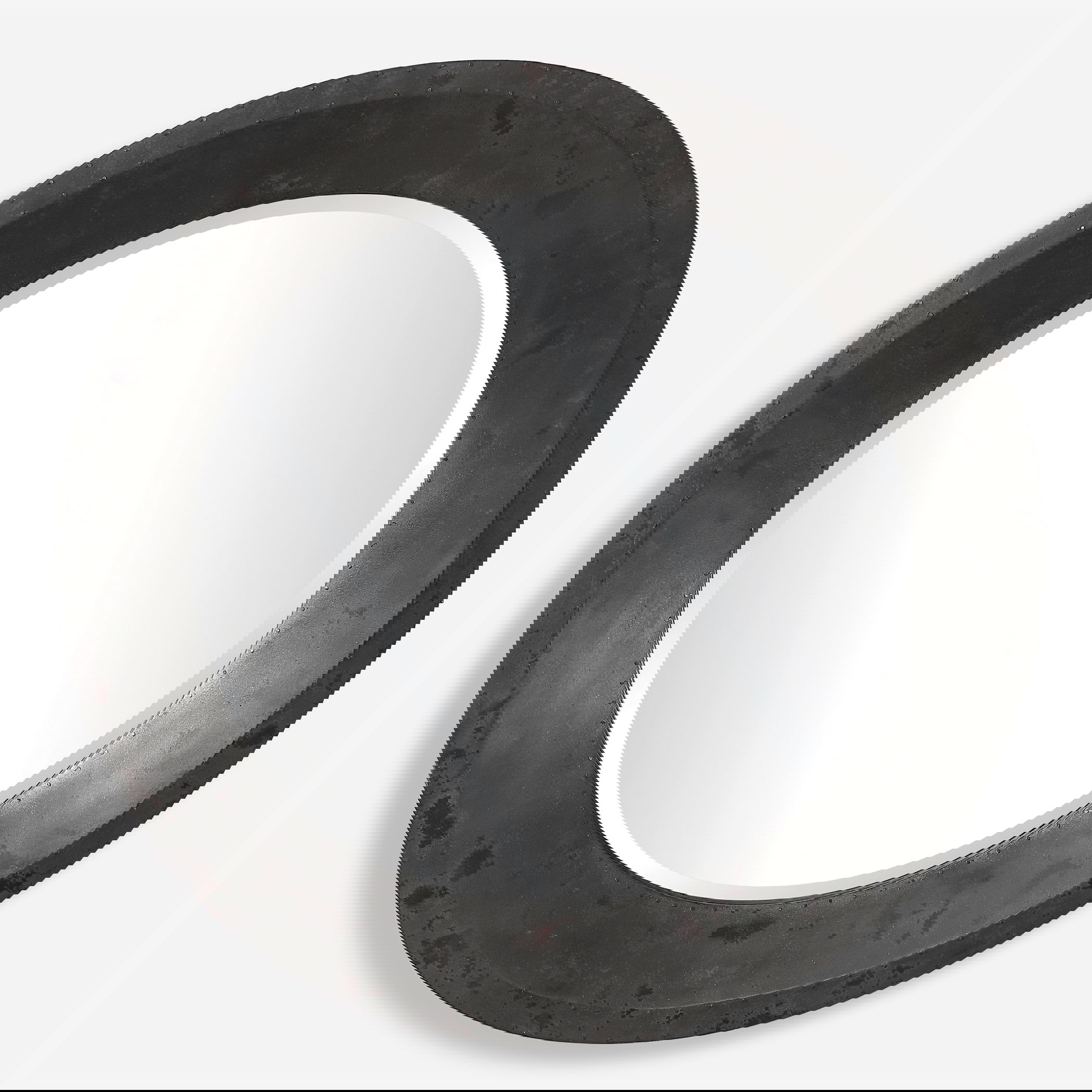 Frazier Round Industrial Mirror, by Uttermost, 40" width x 40" height x 2.95" depth View 1