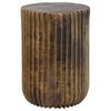 Peaks And Valleys Gold Accent Table, Side & End Table by Uttermost, 14" width x 20" height x 14" depth thumbnail 4