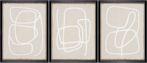 Lines Framed Art