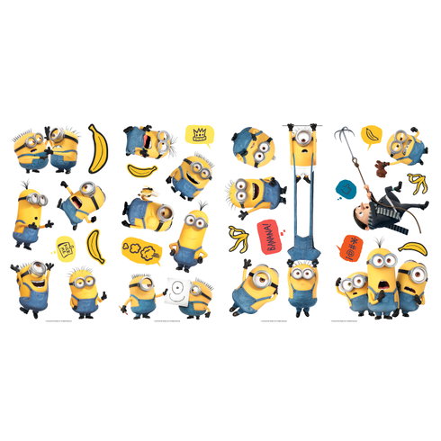 Minions 2 Wall Decals