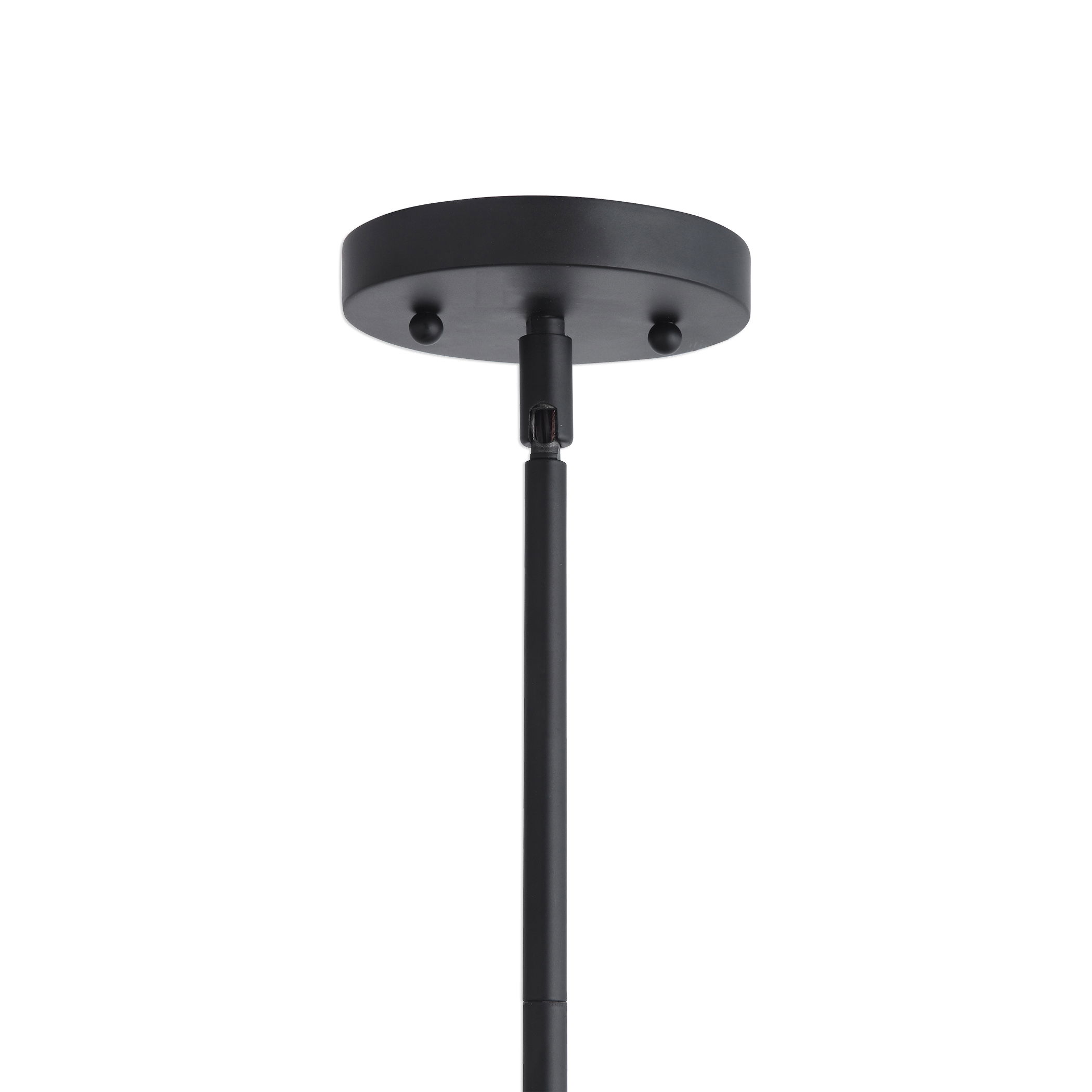 Thales Black Geometric 3 Light Pendant large image 