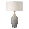 Dinah Gray Textured Table Lamp, by Uttermost, 19" width x 31" height x 19" depth thumbnail 1