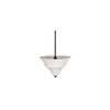 Corrina Pendant Lamp Small White, by Moe's Home, 16" width x 35.5" height x 16" depth thumbnail 2