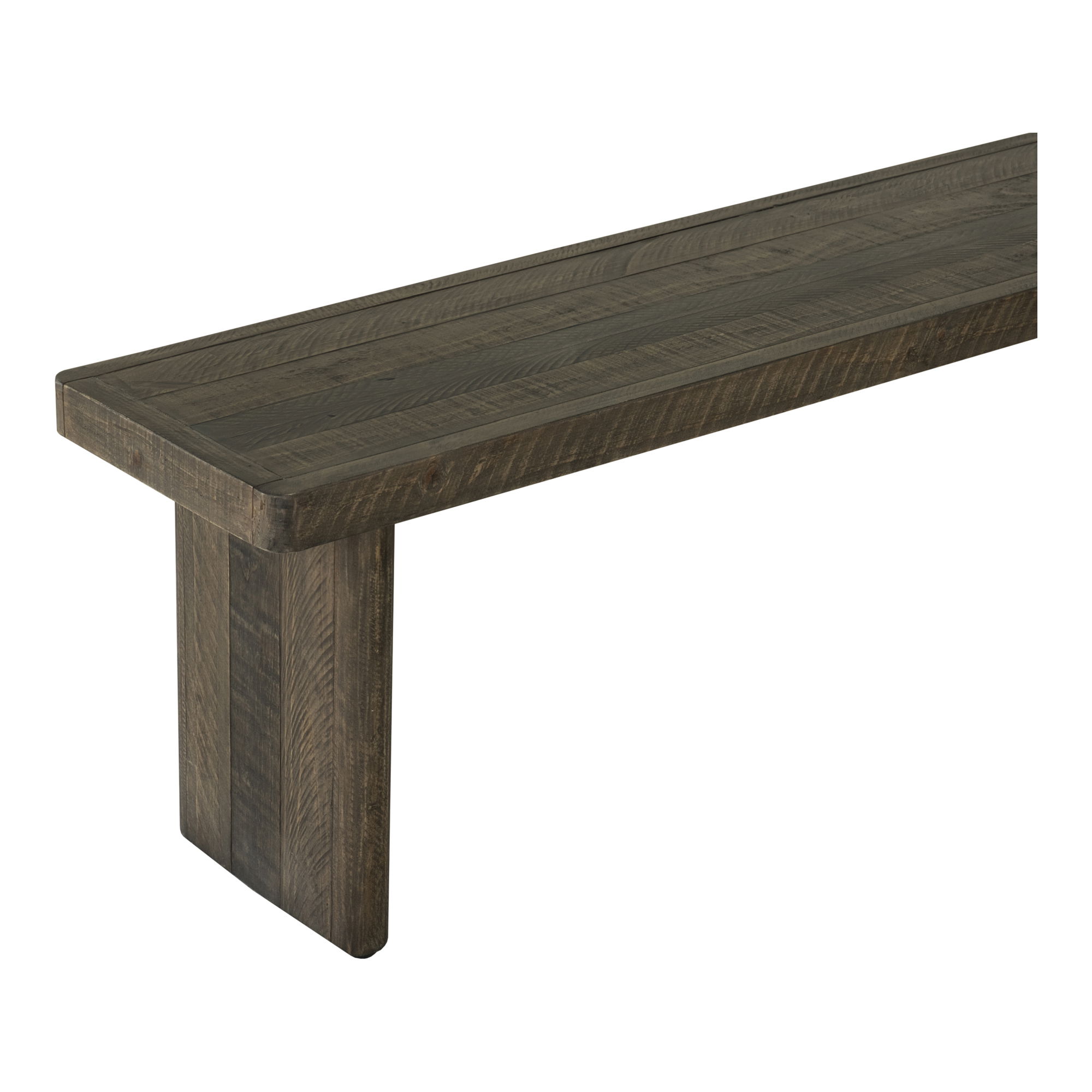 Monterey Bench Aged Brown, Benche by Moe's Home, 73" width x 18" height x 14" depth View 5