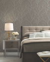 Trees Silhouette Mocha & Silver Wallpaper thumbnail 2