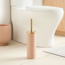 Online Designer Other Modern Resin Stone Collection, Toilet Brush Holder, Light Sienna