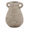 Graeden Vase Antique White, Decor by Dovetail, 7.76" width x 10.24" height x 7" depth thumbnail 2