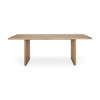 Grier 84'L x 38'W Dining Table | Modern | Light Brown Wood & Light Brown Wood Cane | Seats 8, by Mercana, 84" length x 38" width x 30" height thumbnail 3