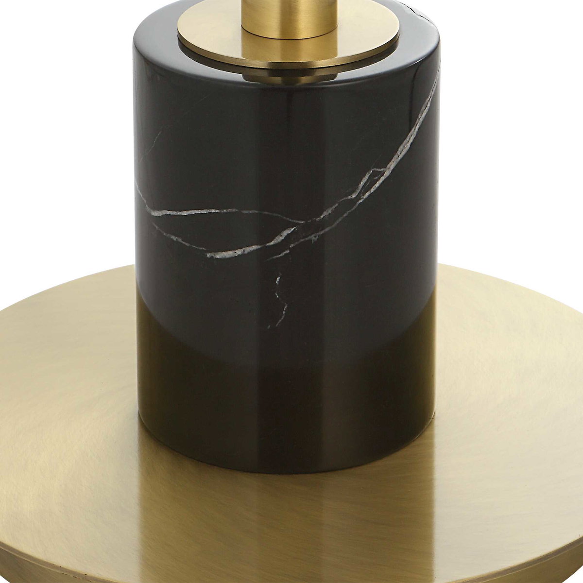 Guard Brass Floor Lamp, by Uttermost, 1'5" width x 5'5" height x 1'5" depth View 7