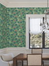 Peacock Estate Green Wallpaper thumbnail 1