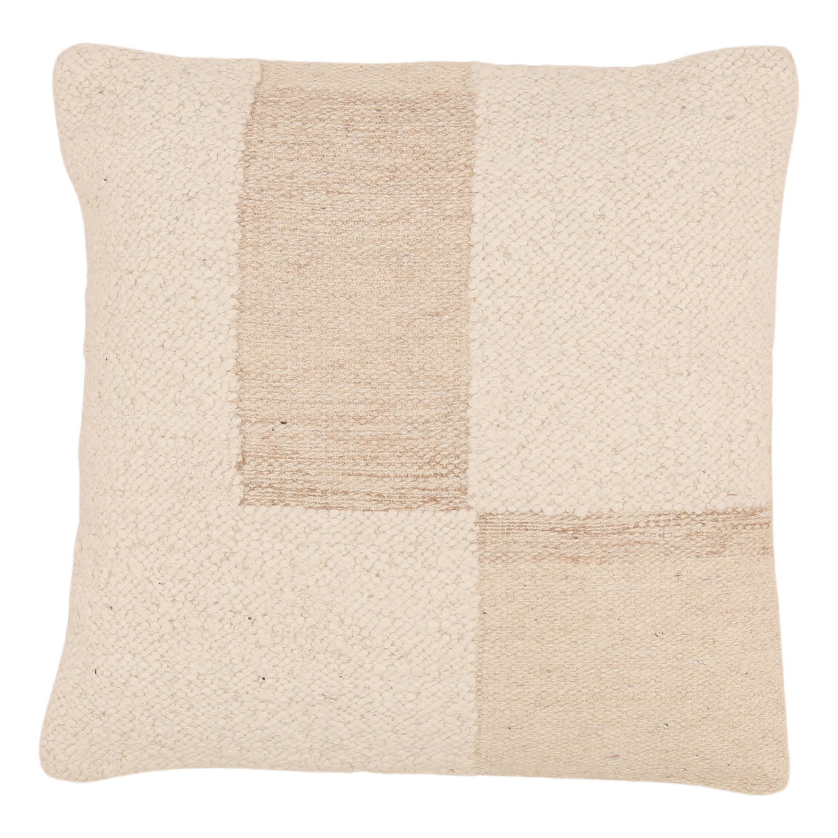 Alona Pillow Ivory, Decorative Pillow by Dovetail, 22" width x 22" height x 6" depth View 1
