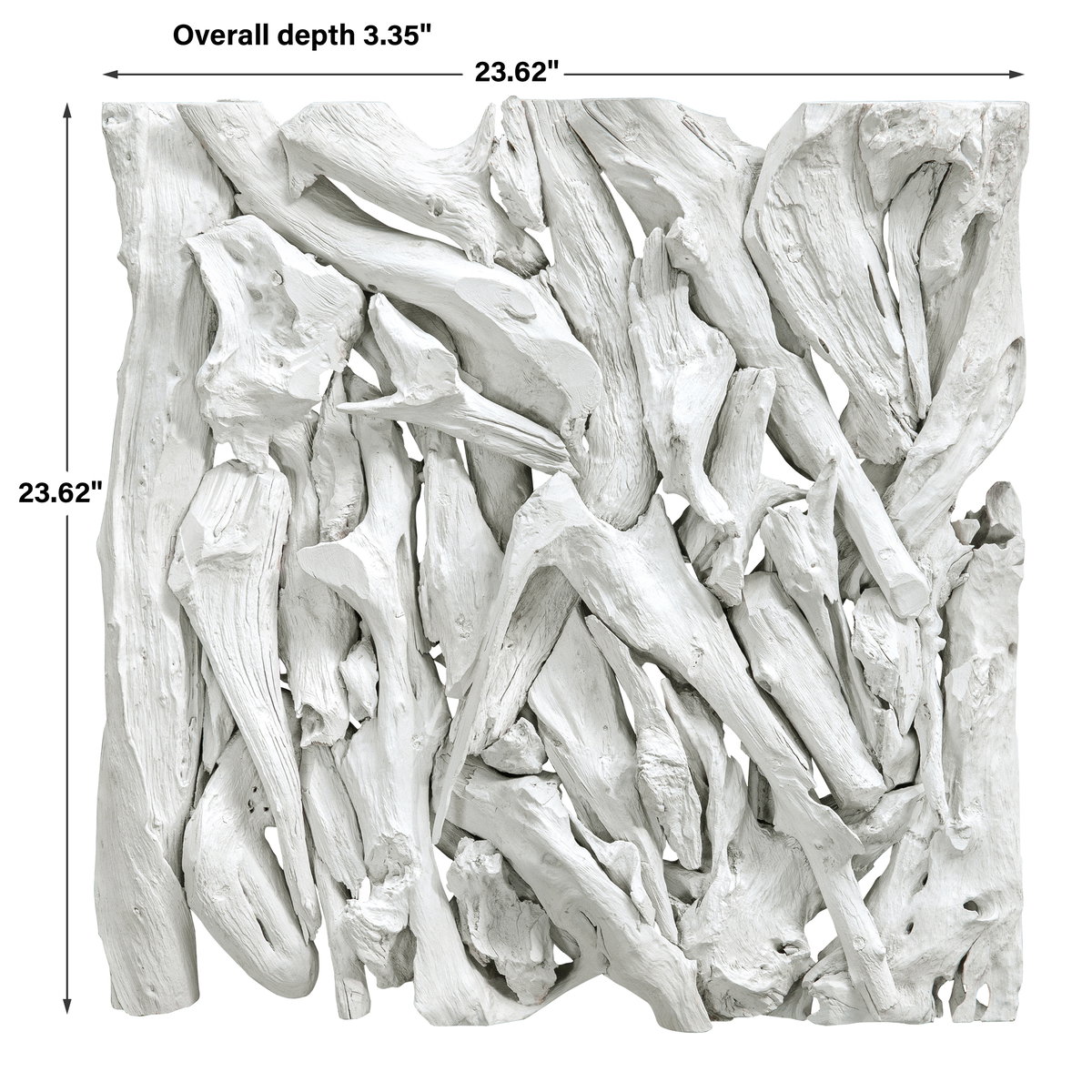 Rio Coastal Wood Wall Decor, Art by Uttermost, 23.62" width x 23.62" height x 3.35" depth View 3