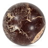 Odessa Sphere Tabletop Accent Red Levanto Marble, Decor by Moe's Home, 4" width x 4" height x 4" depth thumbnail 2